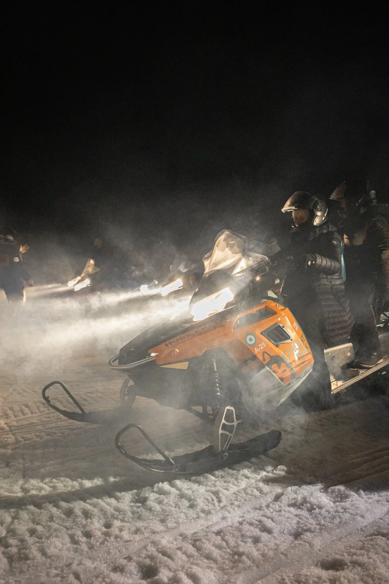 NIEVE Y FUEGO: TRINEO HUSKY   MOTO DE NIEVE