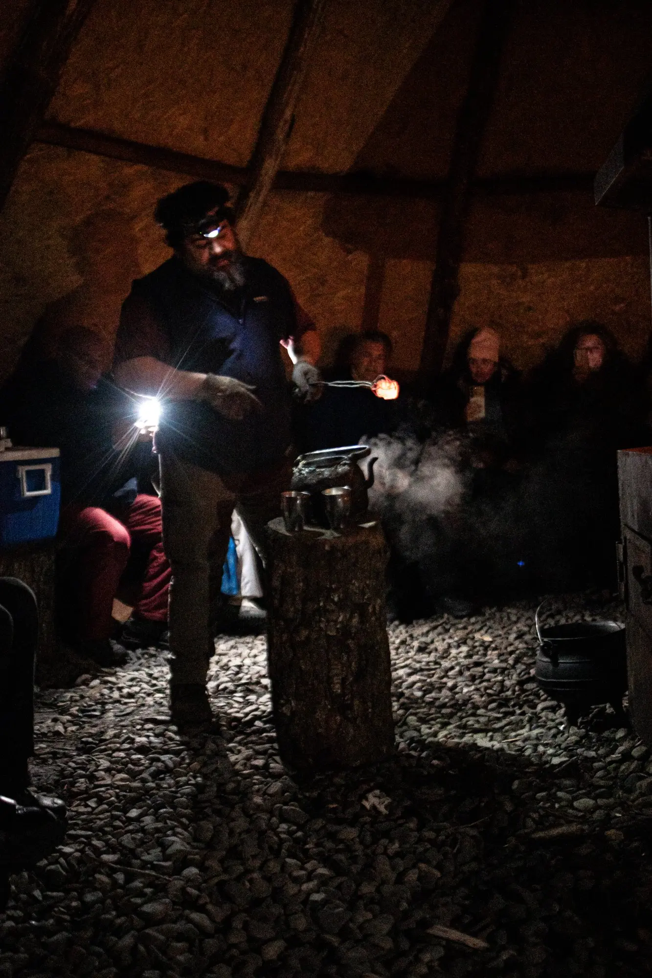 NIEVE Y FUEGO: TRINEO HUSKY   CAMINATA CON RAQUETAS